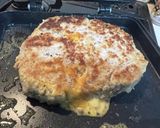 新玉ねぎ&生おからのチーズinハンバーグ作り方5写真