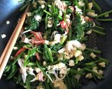 簡単、安い、ほうれん草の副菜。作り方2写真