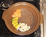 7種の野菜と焼売の土鍋蒸し作り方5写真