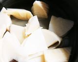 下味をつけたタケノコで炊くタケノコご飯作り方3写真