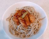 レンジで簡単！焼き鳥と茹でそばで、鶏そば作り方5写真