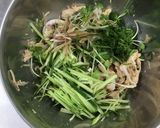 サラダチキンでさわやか香味だれ作り方4写真