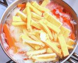根菜と薄揚げのお味噌汁作り方2写真