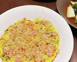 簡単☆鰹節香る♪ウィンナーと野菜の卵焼き作り方8写真