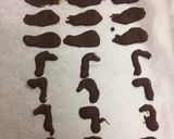 黒鳥のチョコ飾り作り方7写真