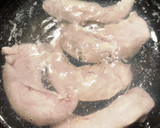 セリと蒸し鶏(ささみ)のおひたし作り方1写真
