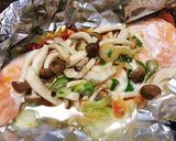 さけとしめじのホイル焼き作り方4写真