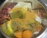 玉葱なし超時短ハンバーグ☆グルテンフリー作り方1写真