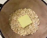 絶品！釜玉バター醤油うどん風オートミール作り方1写真