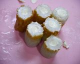 簡単！クリームチーズ竹輪のバジル天ぷら作り方1写真