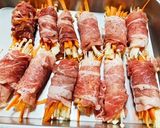 豚肉の野菜ロール新たま生姜焼き作り方1写真