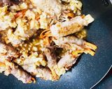 豚肉の野菜ロール新たま生姜焼き作り方5写真