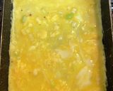 お弁当✿ふんわり甘めのネギ入り卵焼き作り方3写真