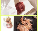 焼肉弁当作り方1写真