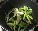 小松菜とベーコンの炒め物作り方3写真