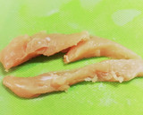 簡単☆鶏ささみのわさび醤油和え作り方1写真