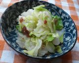簡単♪ゆできゃべつの梅干和えノンオイル～作り方5写真