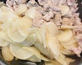 大根と豚肉のペペロンチーノ作り方7写真