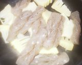 旬の筍Deねじりコンニャク焼き肉タレ炒め作り方4写真