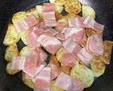 簡単★長芋とベーコンのバター醤油ステーキ作り方4写真