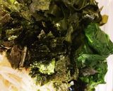ほうれん草もやしワカメ海苔ナムル♪︎作り方3写真