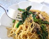 菜の花の和風パスタ♪作り方5写真