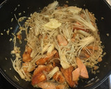 鮭とそら豆のハーブバター炒め作り方5写真