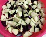 茄子の味噌炒め作り方1写真
