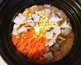 里芋の炊き込みご飯♪︎作り方3写真