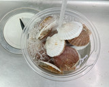 ほたての稚貝でバター醤油酒蒸し作り方1写真