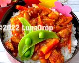 令和四年四月12日　鶏肉チリソース弁当作り方1写真