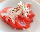 味付けシンプル＊王道トマトサラダ作り方6写真