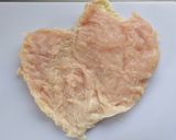 簡単節約☆鶏胸肉の大きなコンソメ唐揚げ。作り方2写真