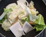 切り餅で！野菜たっぷりキムチ餅作り方2写真