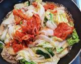 切り餅で！野菜たっぷりキムチ餅作り方3写真