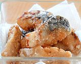 鯖のから揚げ、 下味は玉ねぎドレッシング作り方4写真