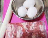 簡単☆節約☆豚肉入りチャーハン作り方1写真