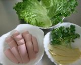 魚肉ソーセージの巻き巻きサラダ作り方3写真