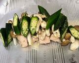 簡単！サラダチキンを使ってホイル焼き作り方2写真