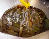 柿酢でつくる茎わかめの酢醤油漬け作り方3写真