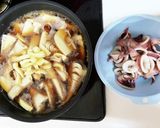 イカと筍の煮物☆次の日は天ぷらにリメイク作り方3写真