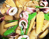 イカと筍の煮物☆次の日は天ぷらにリメイク作り方4写真