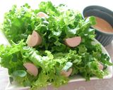 魚肉ソーセージの巻き巻きサラダ作り方5写真