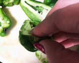 節約☆ピーマンの肉詰め☆鶏味噌☆作り方2写真