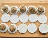 チーズの羽根付き。長芋のはさみ焼き作り方3写真