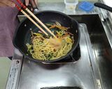 スイスチャードのオイルパスタ作り方5写真