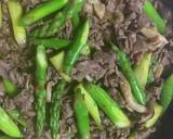 簡単台湾風！牛肉とアスパラの豆板醤炒め作り方6写真