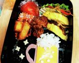 簡単過ぎキャラ弁★ジョッキde生ビール★作り方1写真