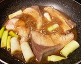 ブリのニンニク醤油焼き作り方4写真