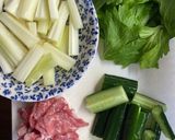 セロリとキュウリのエスニック風作り方1写真